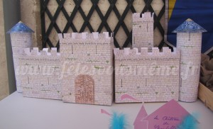 Décoration Princesse & Chevalier - chamboule tout - Fêtes vous même