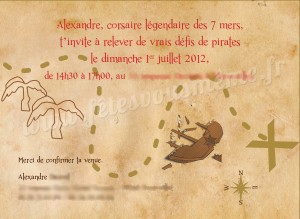 Invitation anniversaire Pirate2