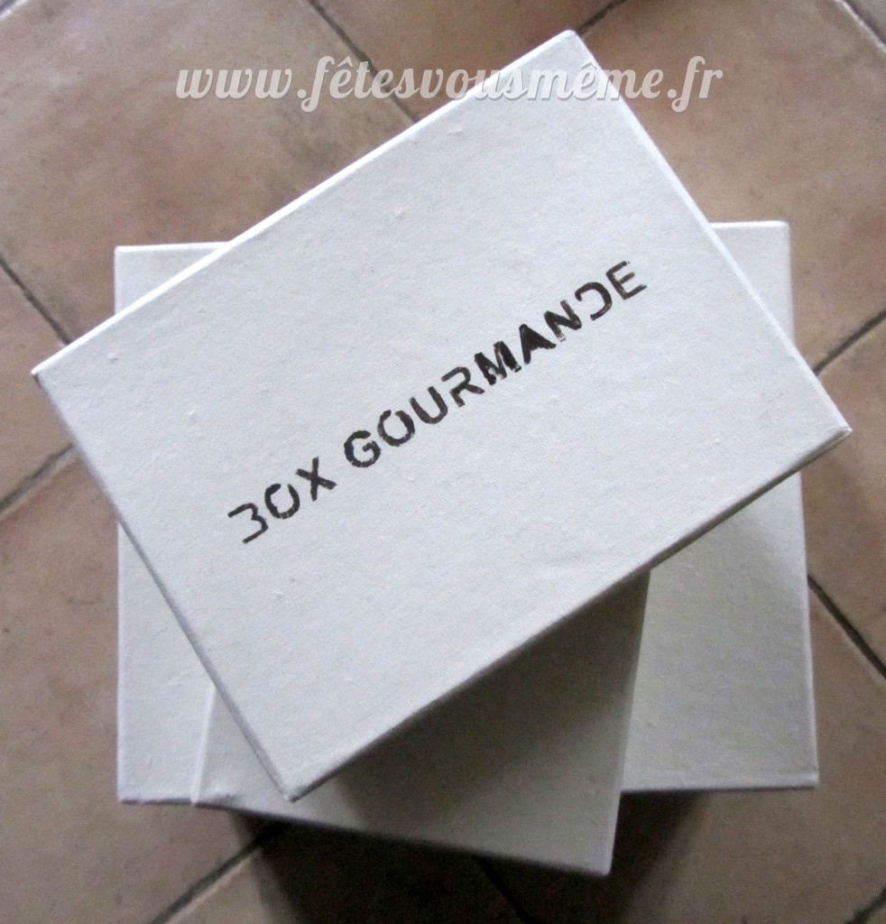Box Gourmande - Fêtes vous même