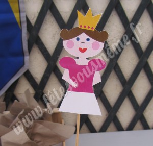 Décoration Princesse & Chevalier - figurine princesse - Fêtes vous même
