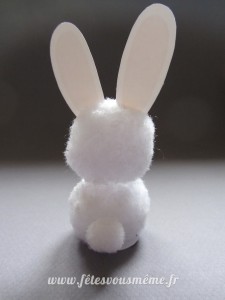 Lapin de Pâques en coton verso - Fêtes vous même