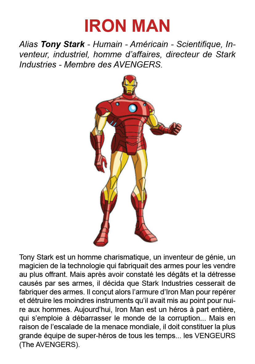 Inventer Un Super Héros Et Le Décrire En Anglais Animations pour "Super-Héros" • Fêtes vous même