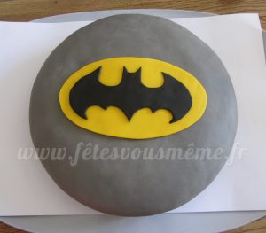 Gateau anniversaire Batman
