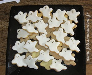 Biscuits Fantomes Biscuits Fantomes - Table Gourmande Halloween - Fêtes vous même