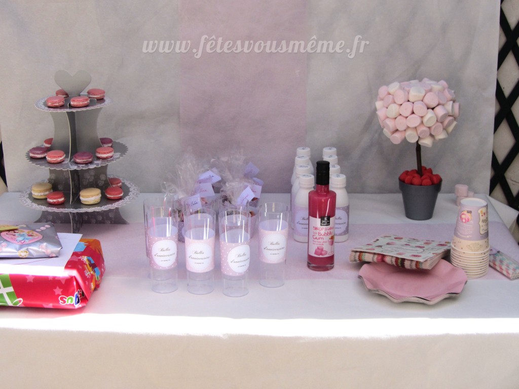Détail Table Gourmande Petite Pâtisserie - Fêtes vous même