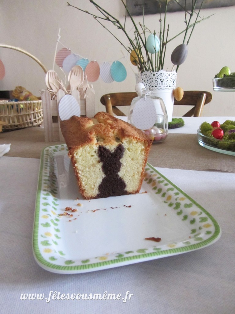 Gâteau caché lapin 2 - Fêtes vous même