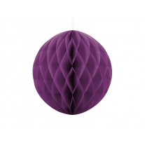 boule_en_papier_alveole_violet_30cm