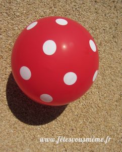 Décoration Thème Forêt - Balon champignon détail - Fêtes vous même