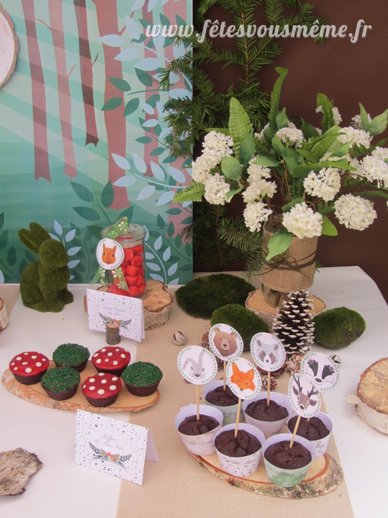 table Gourmande Thème forêt - Focus pâtisseries Fêtes vous même