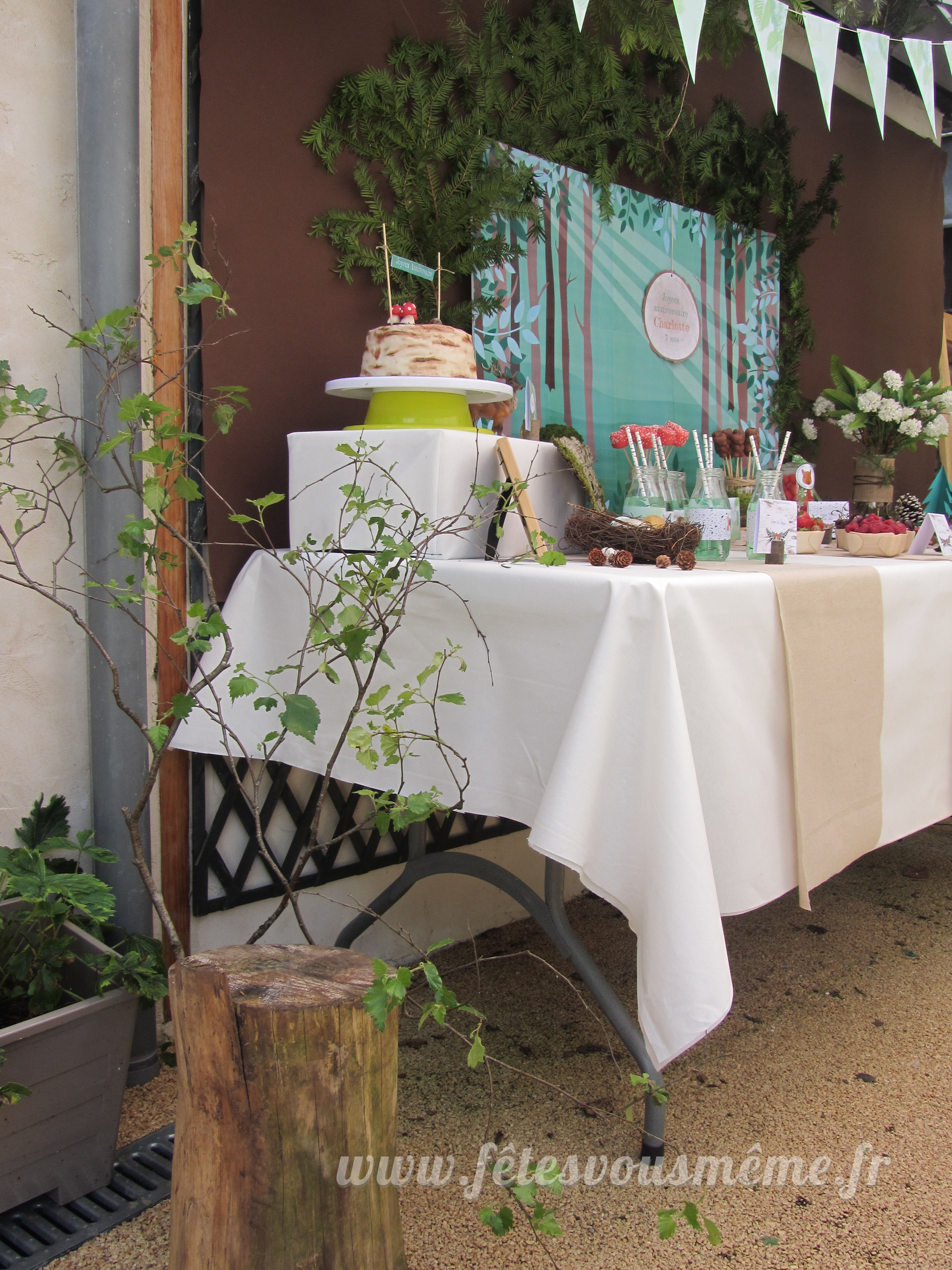 Kit déco Dans les Bois - Kit anniversaire Forêt - Fêtes vous même