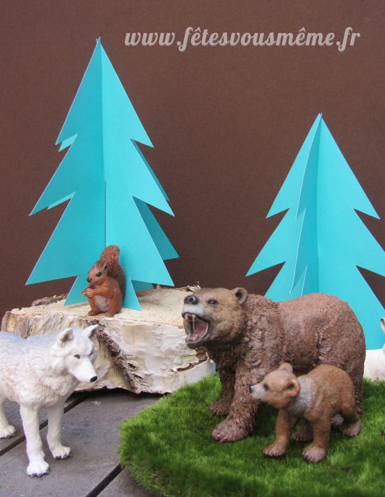 Décoration Thème Forêt - Animaux et Sapins - Fêtes vous même
