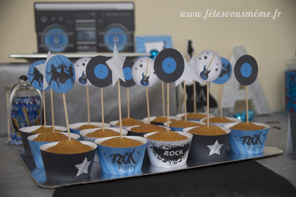 Toppers et Contours cupcakes