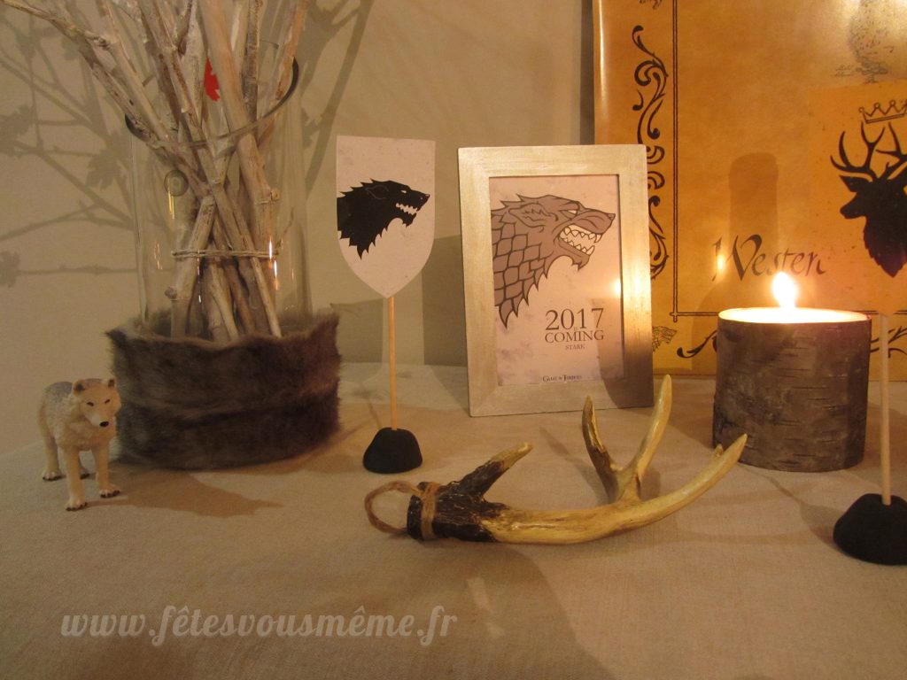 Réveillon Game of Thrones - Côté Stark - Fêtes vous même