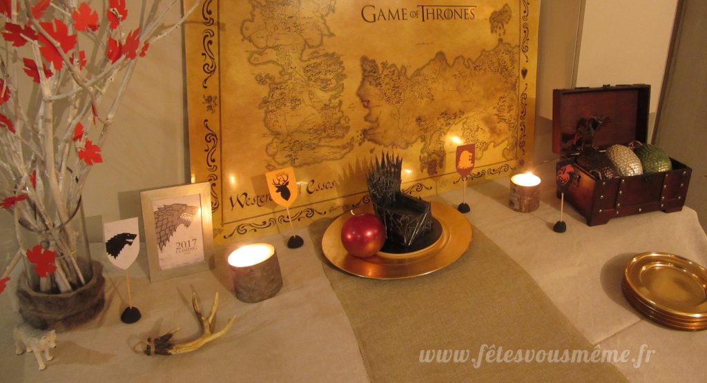 Réveillon Game of Throne - set up - Fêtes Vous Même