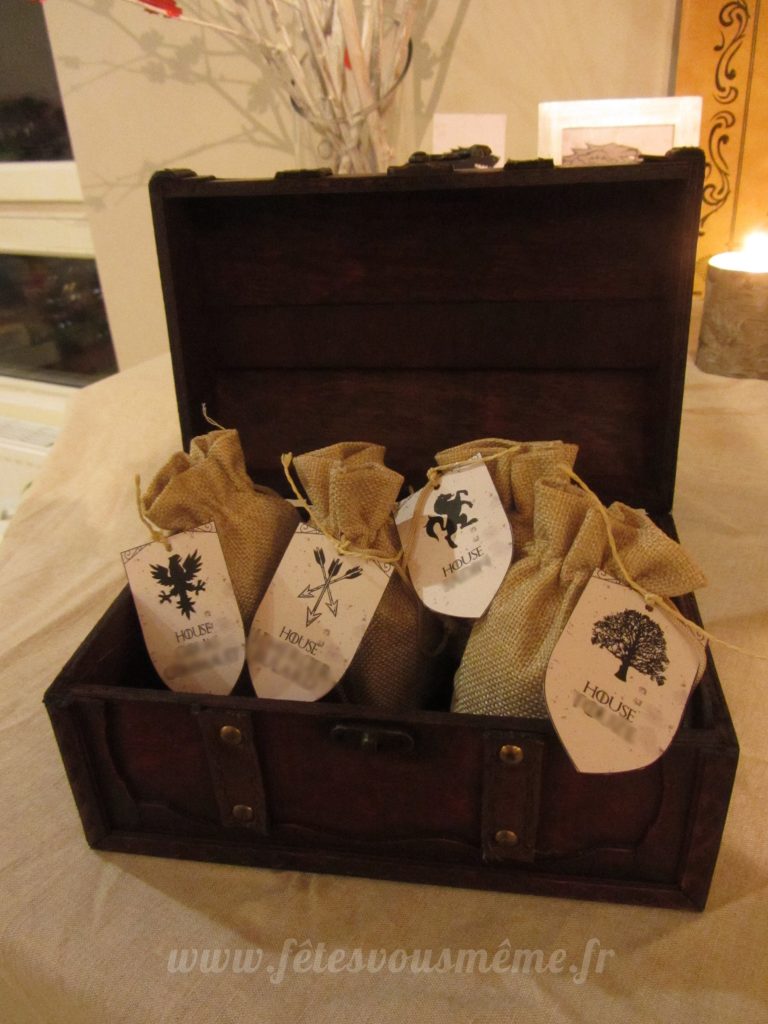 Réveillon Game of Thrones - Cadeaux Invités GOT - Fêtes vous même