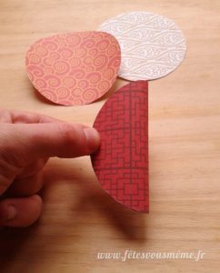 Fortune Cookies papier étape 1 - Fêtes vous même