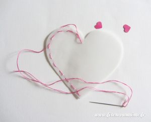 Pochette coeur à confettis coûture - Fêtes vous même