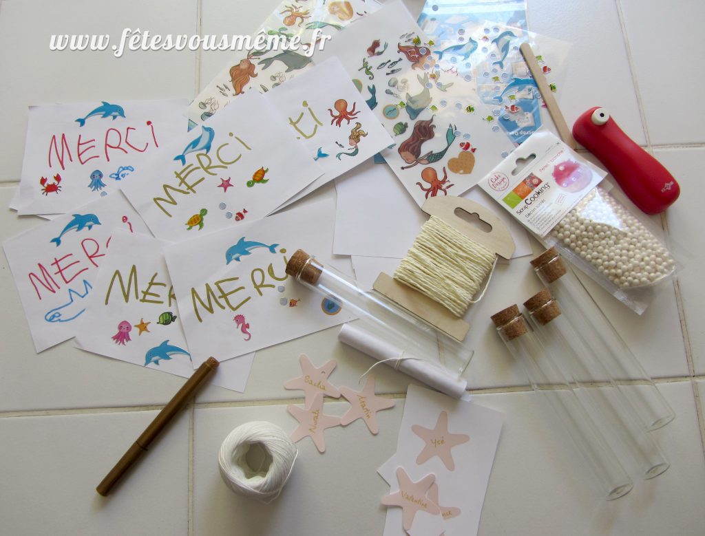Cadeaux Invités Monde de la mer - Matériels - Fêtes vous même