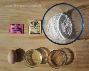 Biscuits Poissons d'Avril - Ingrédients - Fêtes vous même