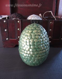 Oeufs de dragon version Game of Thrones - Rhaegal- Fêtes vous même