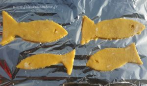 Biscuits Poissons d'Avril prêts à cuire - Fêtes vous même