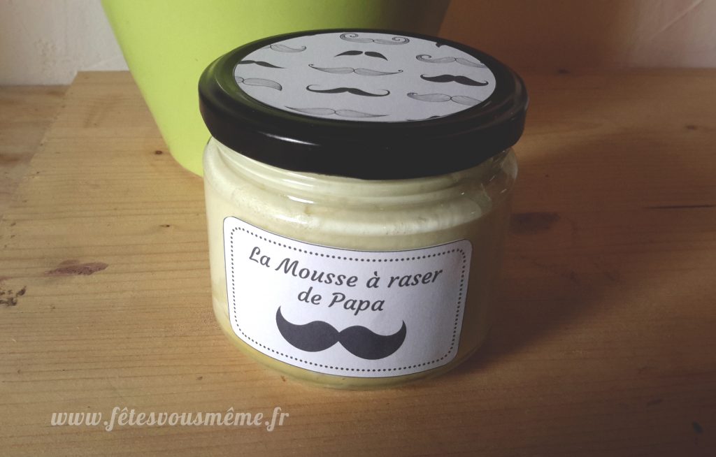 Mousse à raser Moustache - Fêtes vous même