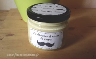Mousse à raser Moustache - Fêtes vous même