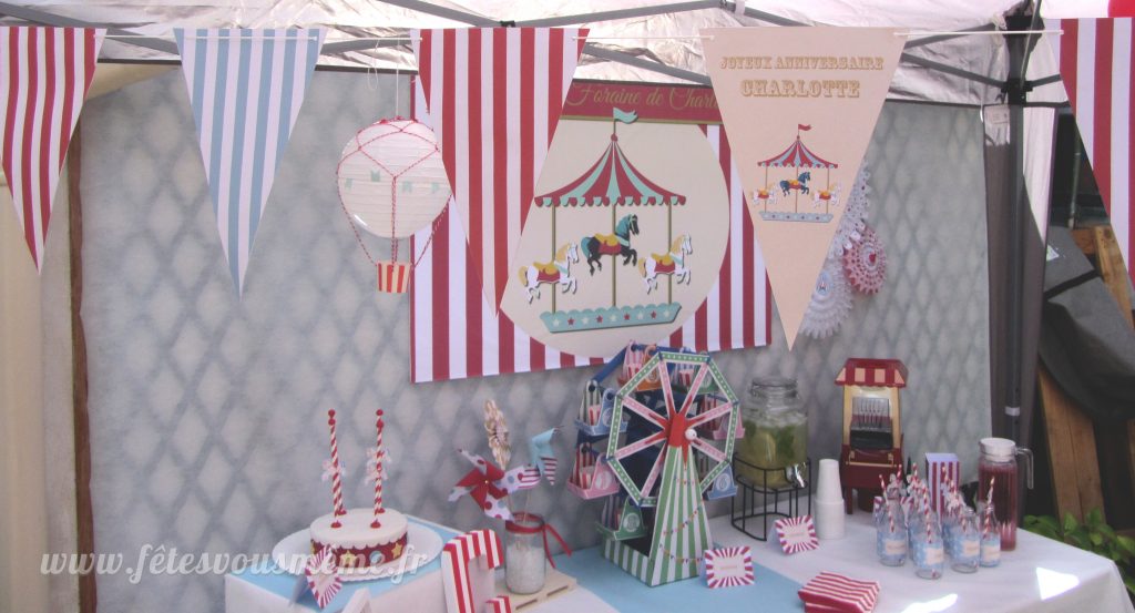 Kit déco Fête Foraine , Décoration Fête Foraine , Fêtes vous même