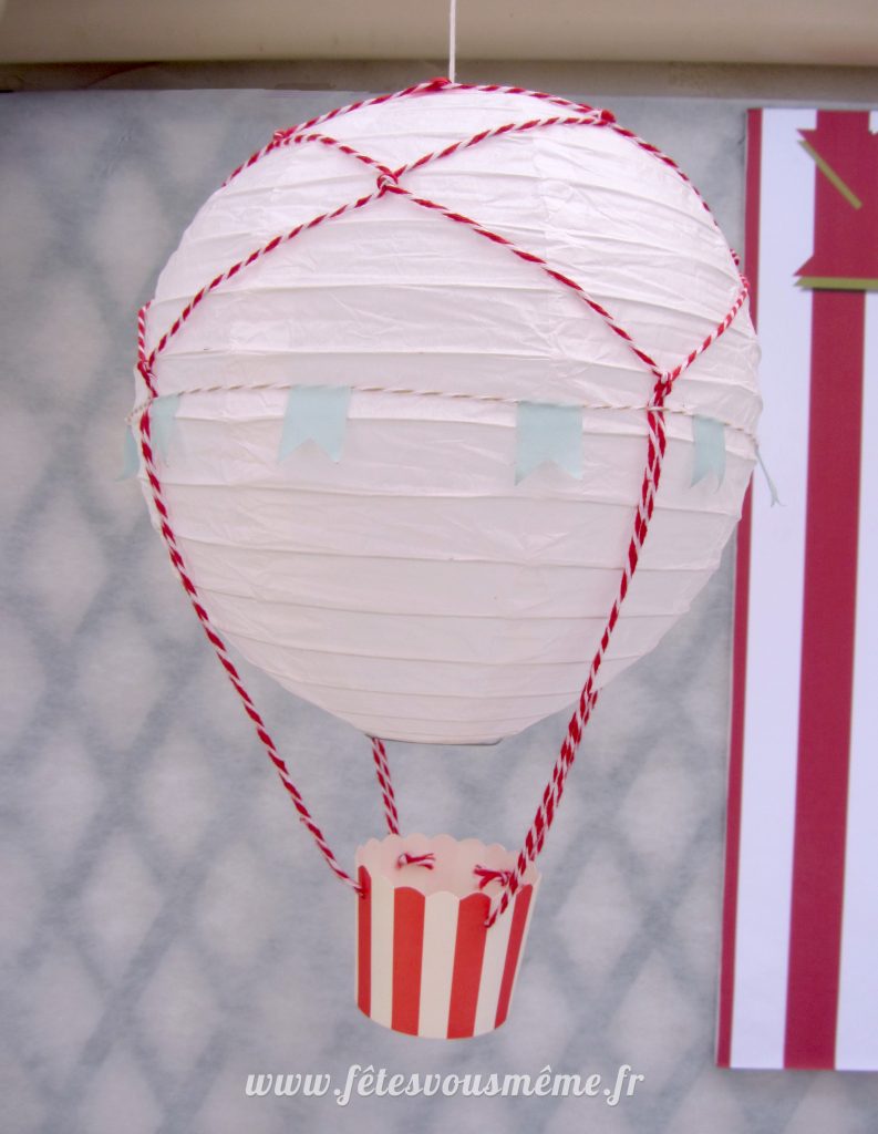 DIY Montgolfière - final - Fêtes vous même
