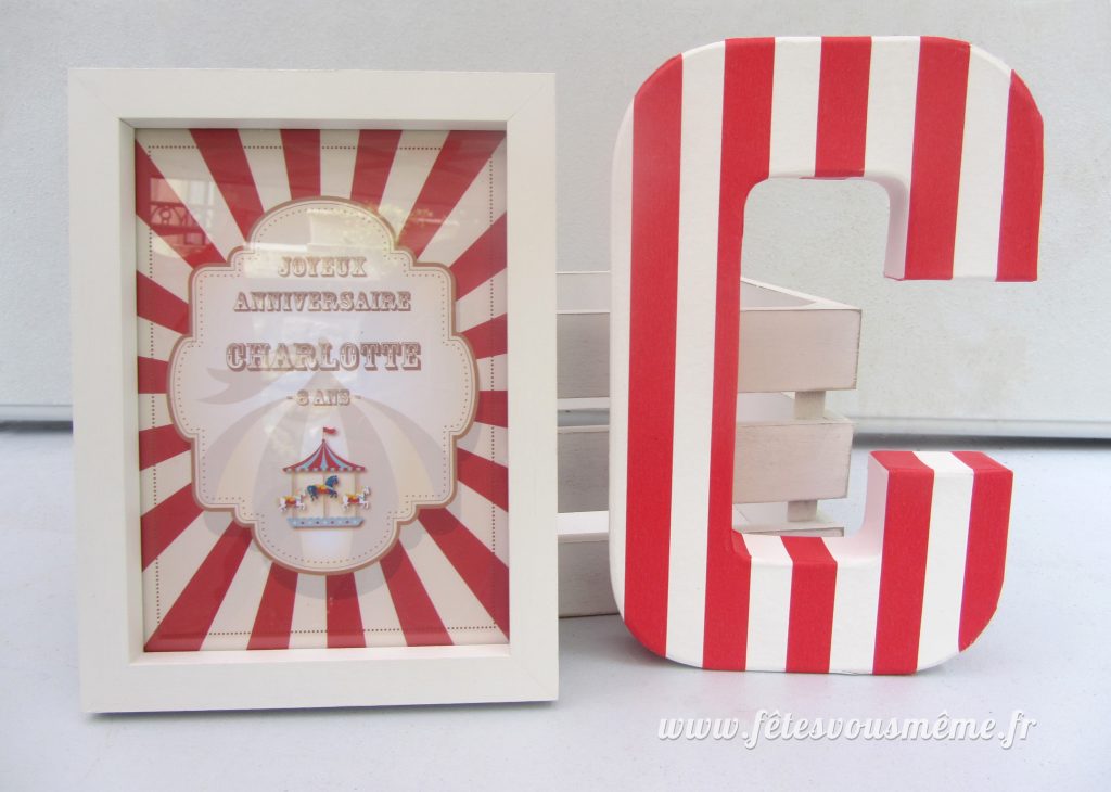 Centre de Table Fête Foraine - Fêtes vous même