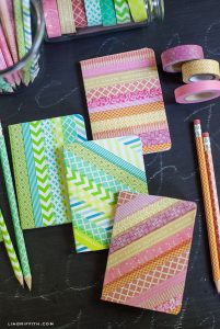 DIY de rentrée - masking tape - Fêtes vous même