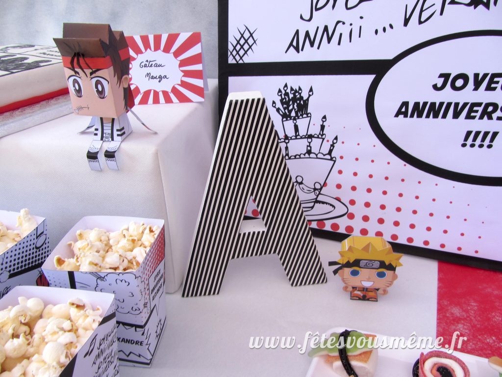 Paper Toy - Déco Manga - Fêtes vous même