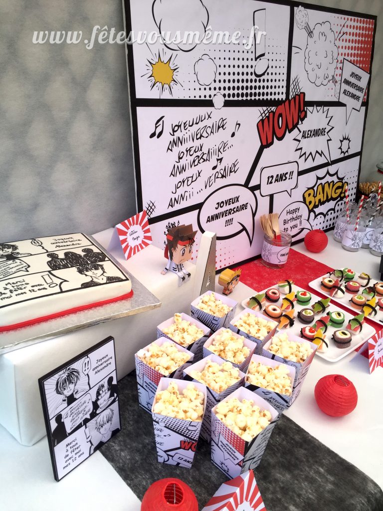 Kit déco Mange - détail Table Gourmande - Fêtes vous même