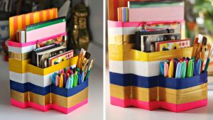 DIY de rentrée -idées recyclage de cartonnage - Fêtes vous même