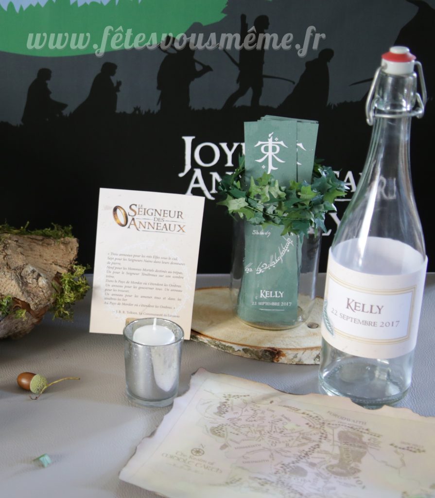 Kit déco Le Seigneur des Anneaux - affichettes - Fêtes vous même
