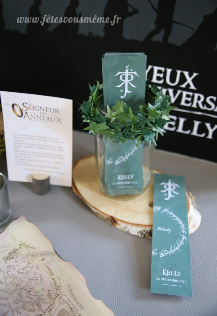 Kit déco Le Seigneur des Anneaux - Cadeaux invités - Fêtes vous même
