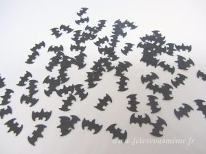 Confettis Chauve-souris - Pack Festif Halloween - Fêtes vous même