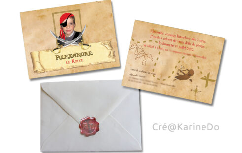 Invitation Pirate Invitation "Pirate"