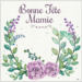 Carte Fête des Grands-Mères - thème floral - Fêtes vous même