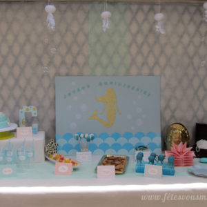 Kit anniversaire Sirène- Monde la mer - Fêtes vous même