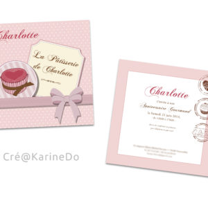 Invitation "Petite Pâtisserie"