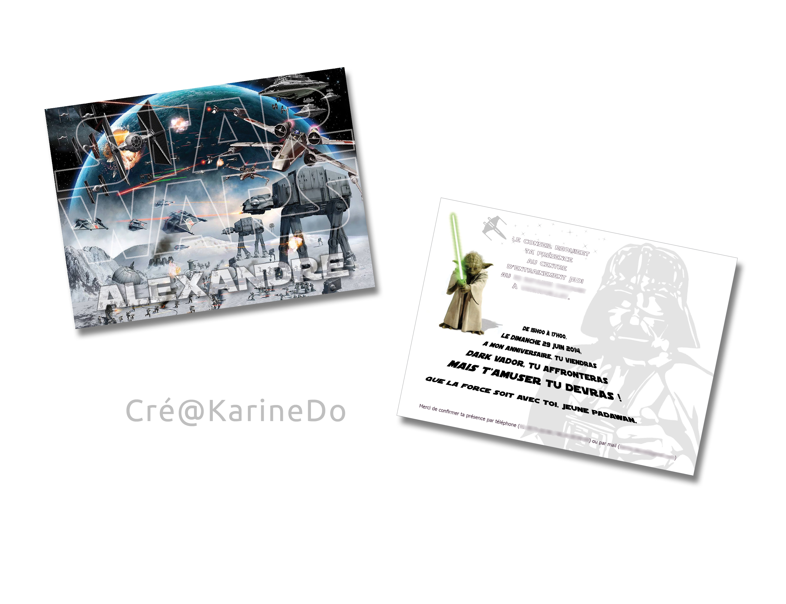 Invitation Star Wars