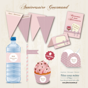 Kit déco Petite Pâtisserie contenu - Fêtes vous même