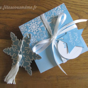 Marque-Page Flocon - Fêtes vous même