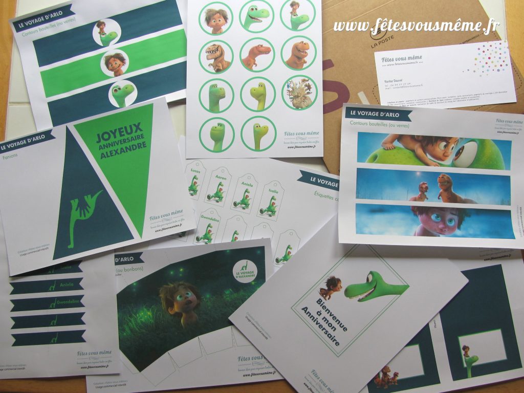 Kit déco Le voyage d'Arlo - Fêtes vous même