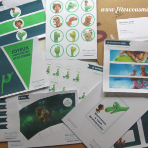 Kit déco Le voyage d'Arlo - Fêtes vous même