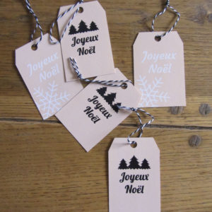 Étiquettes de noël