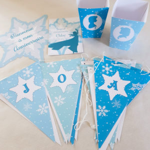 Kit déco Princesse flocon