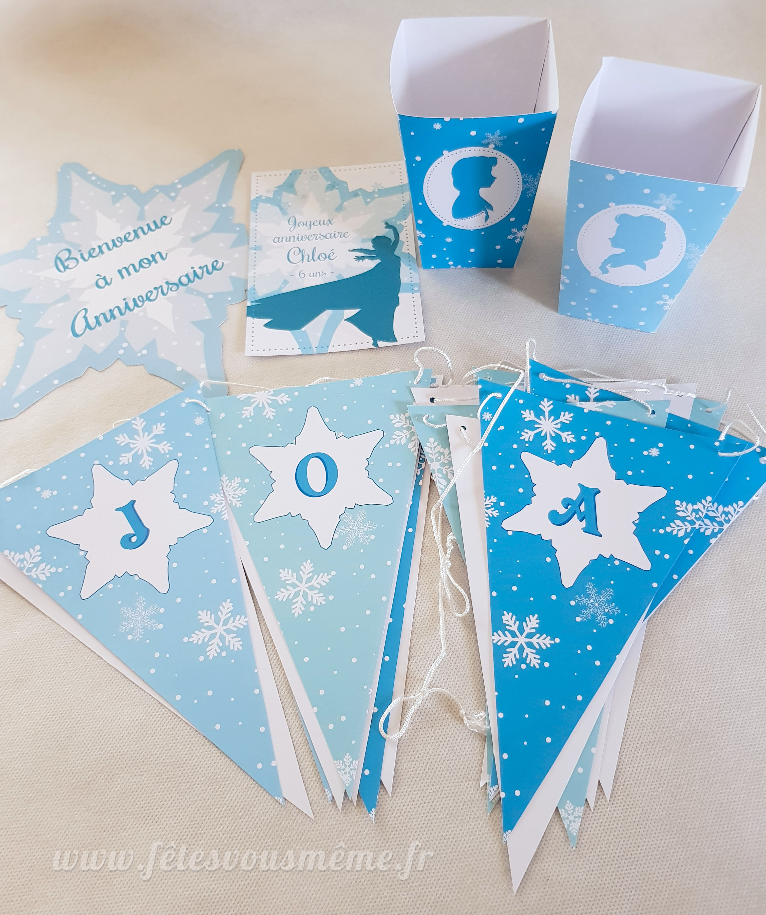 Kit déco Princesse flocon