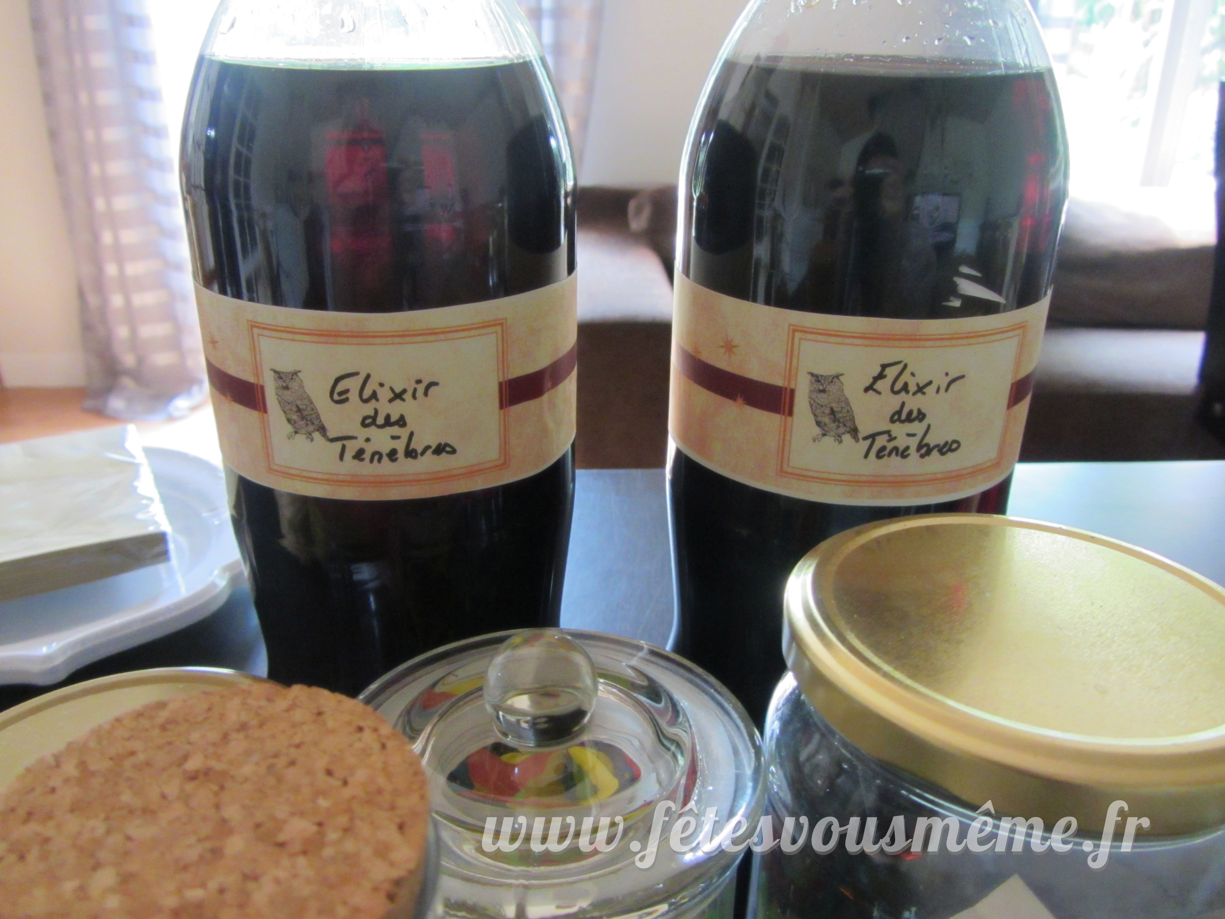 kit anniversaire Harry Potter -kit-deco-harry-potter-contours-bouteilles